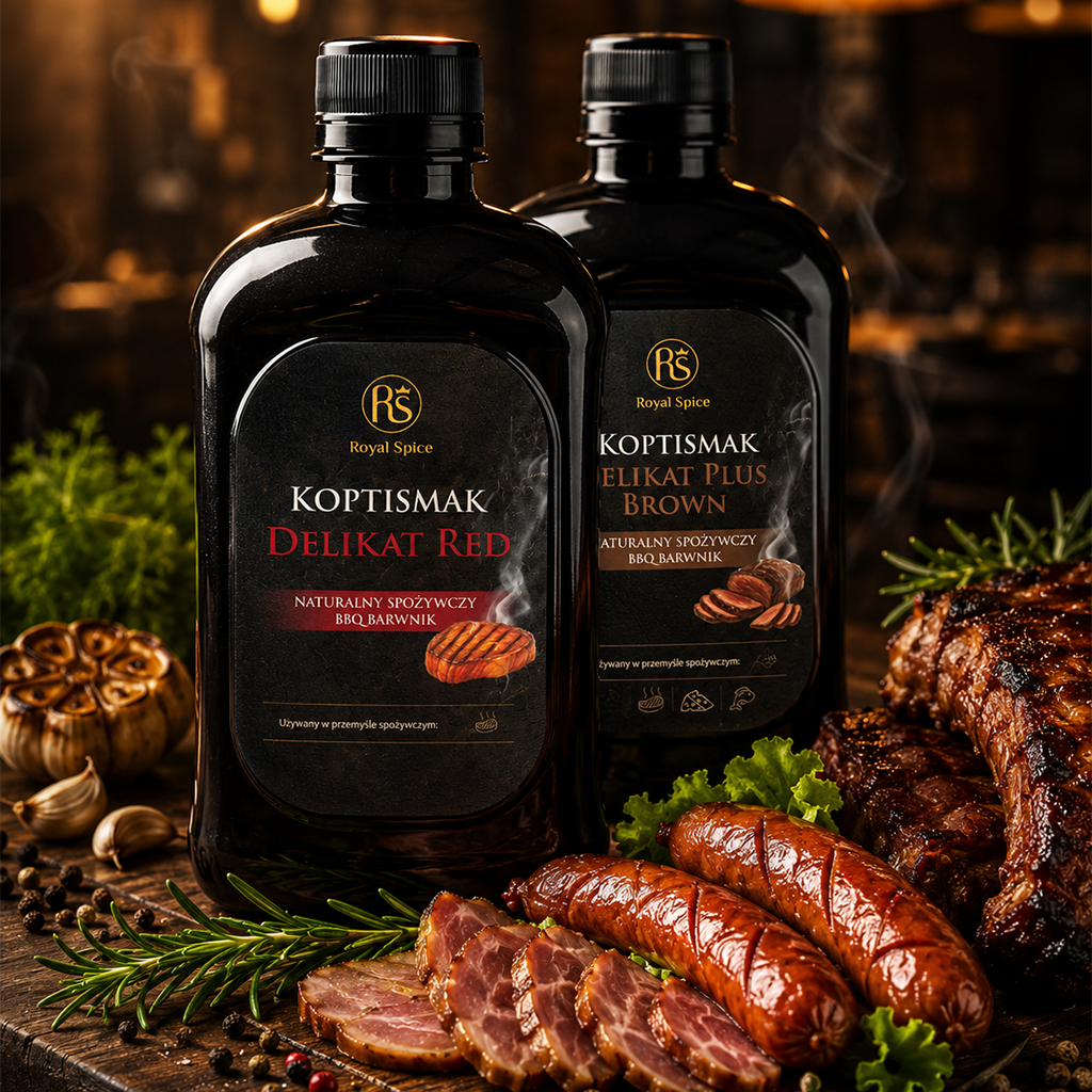 Koptismak "Delikat Red" Barwnik wędzarniczy, 0,5 L